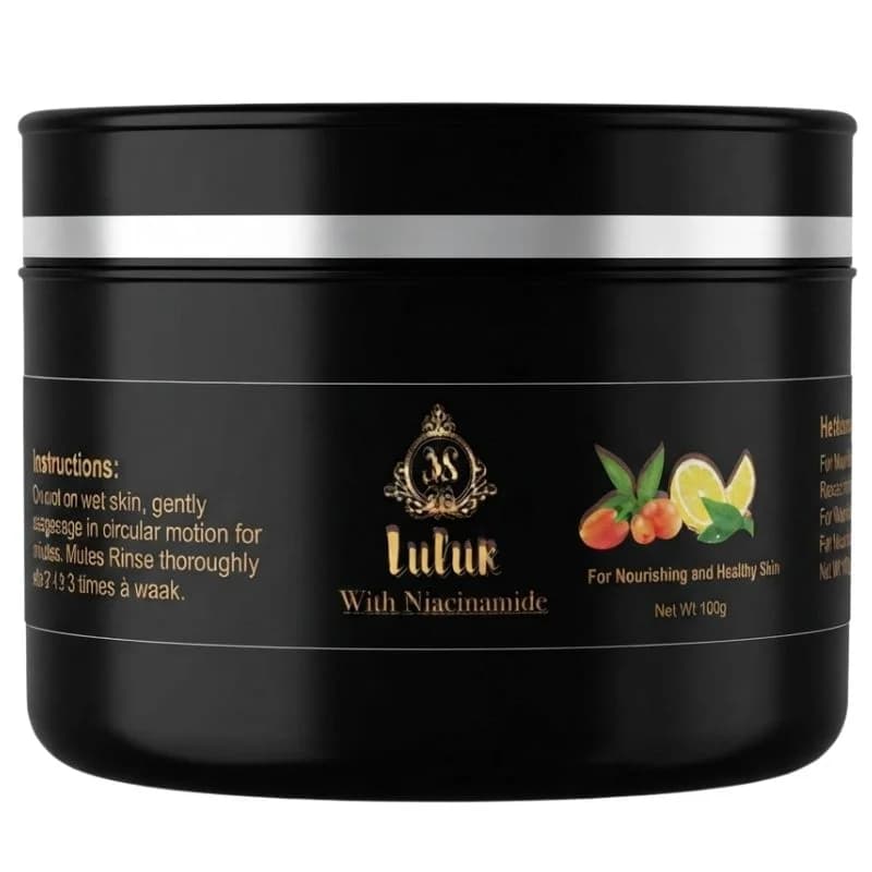3S Lulur Black  With Niacinamide Body Scrub | Brightening & Exfoliating Body Scrub for Smooth, Soft-Looking Skin | 150g