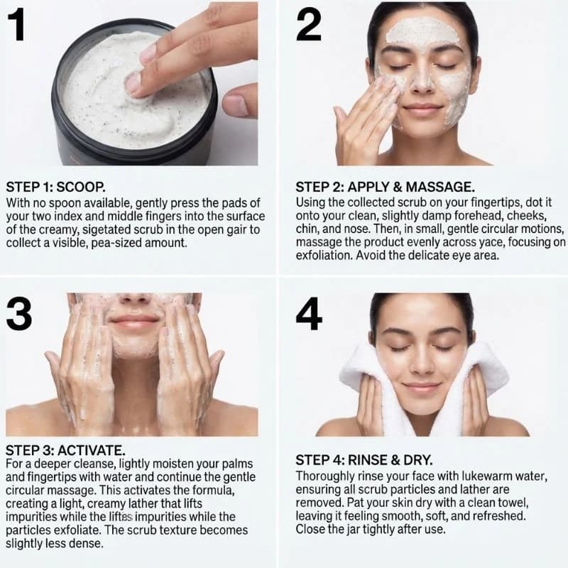 3S Lulur Black  With Niacinamide Body Scrub | Brightening & Exfoliating Body Scrub for Smooth, Soft-Looking Skin | 150g