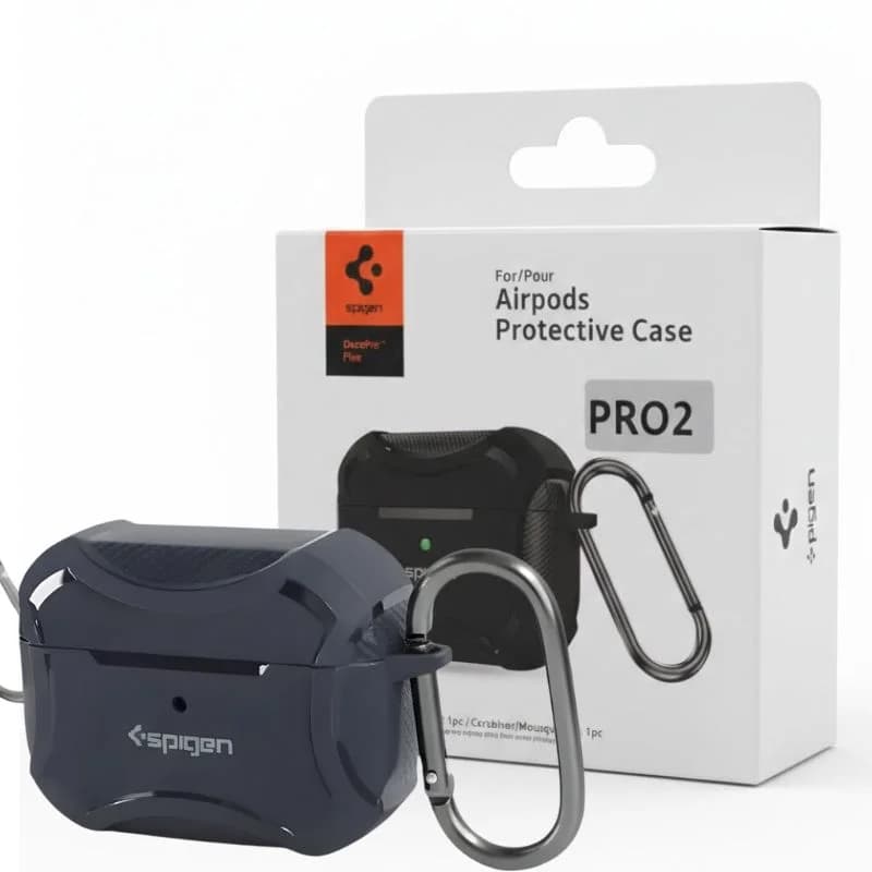 Airpods Protective Case | Pro 2/Pro/Airpods 3 Full Protective Case with Metal Hook