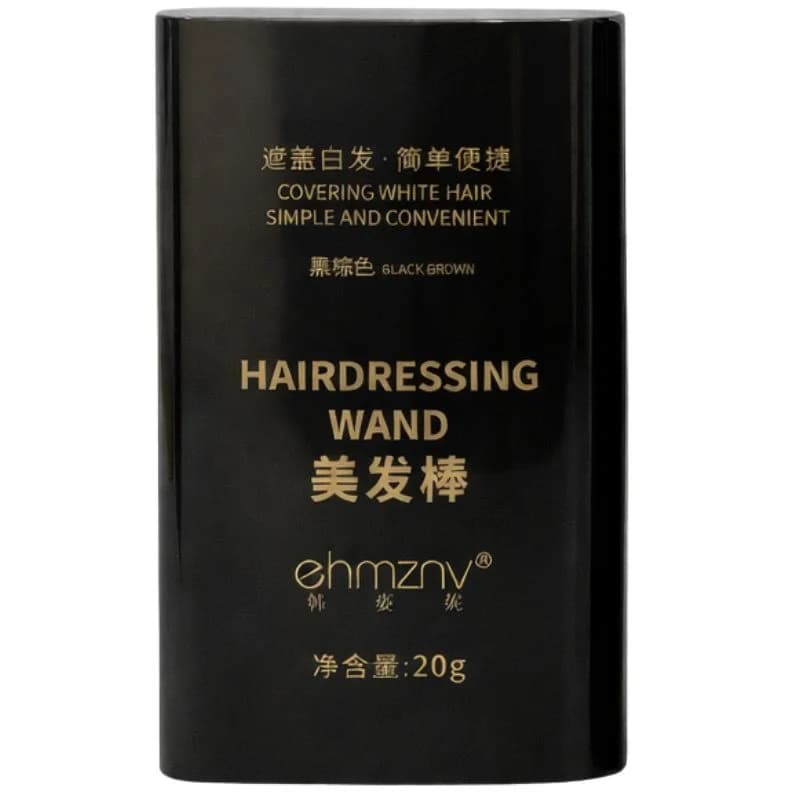 Brown Temporary Hair Color Stick | Long-Lasting Gray Coverage Hair Touch-Up Wand | 20g