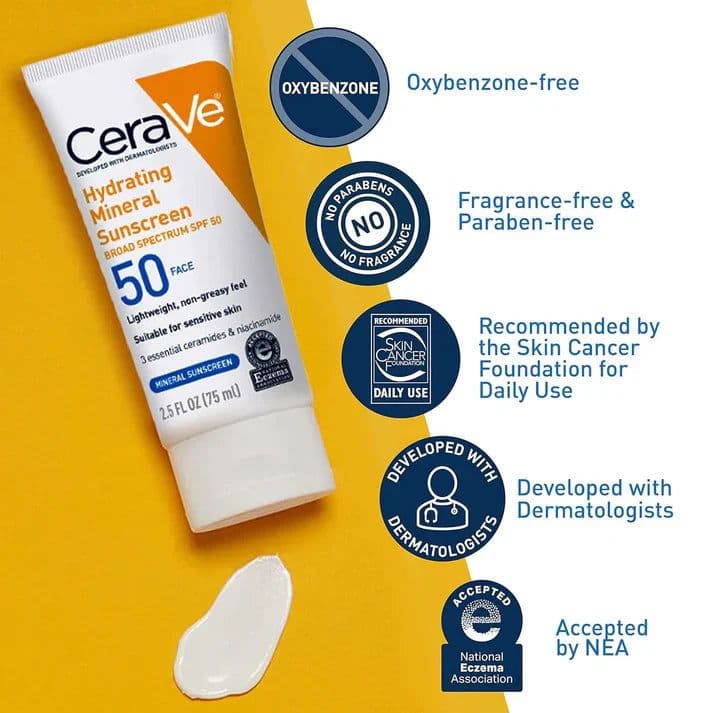 CeraVe 4-in-1 Skincare Kit | Cleanser, Serum, Sunblock & Night Cream | Dermatologist-Approved Routine