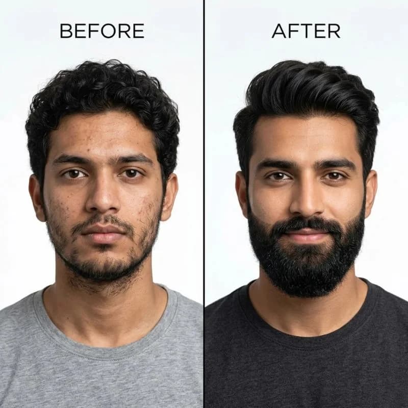 Dr. Alies Professional Beard Growth Oil | Natural Beard Care Oil for Patchy & Thin Beards | Moisturizing, Itch & Dandruff Care | 30ml