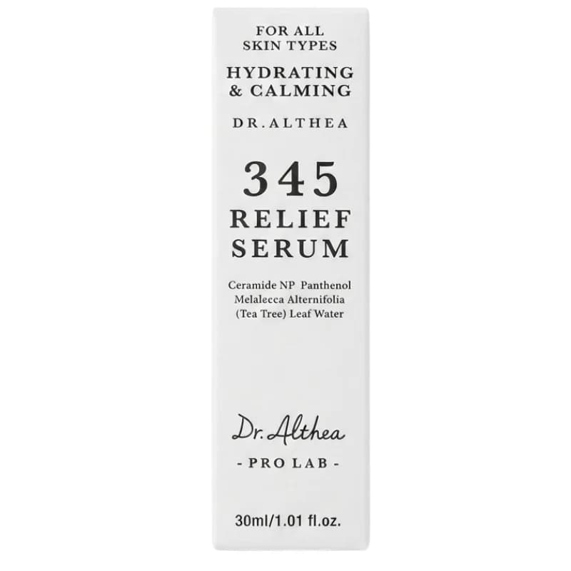 Dr. Althea 345 Relief Serum | Hydrating & Calming Serum with Tea Tree Leaf Water, Ceramide NP & Niacinamide | Barrier Repair & Deep Hydration | 30ml