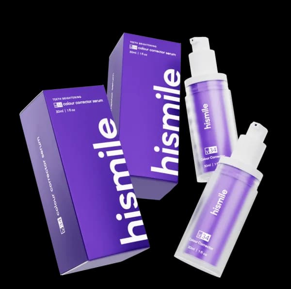 Hismile V34 Color Corrector Serum | High Quality |  Instant Teeth Brightening Solution | 30ml