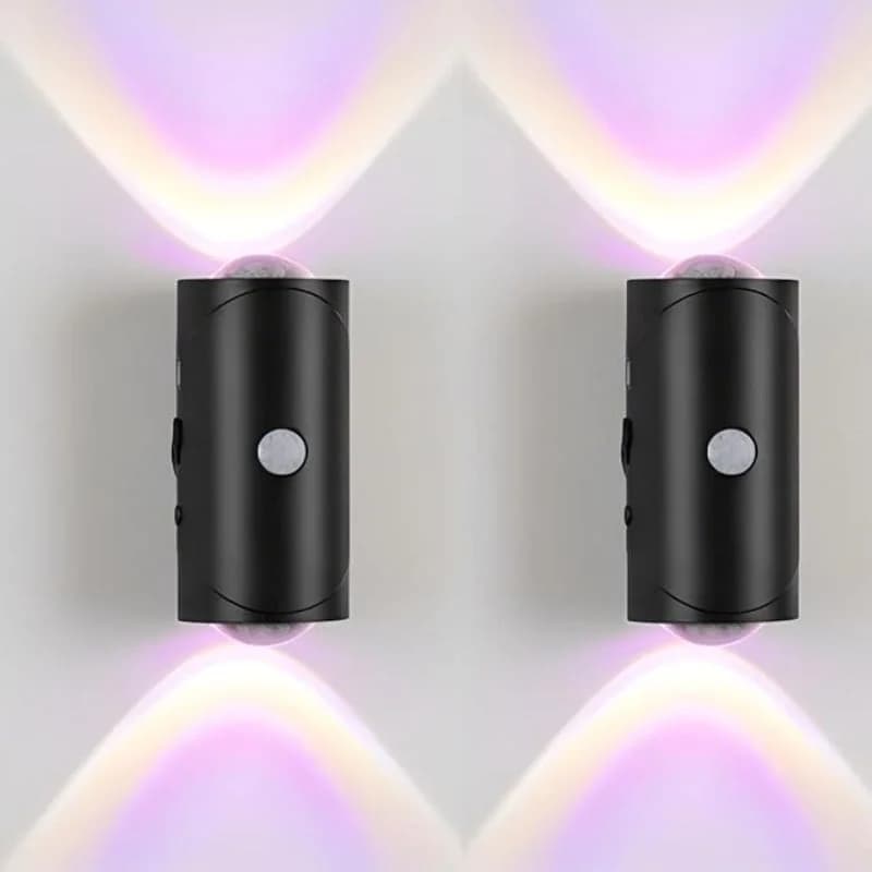 LED Night Light with Motion Sensor | Rechargeable Wireless Wall Lamp | Dimmable Smart Night Light | Magnetic Indoor & Outdoor Wall Light