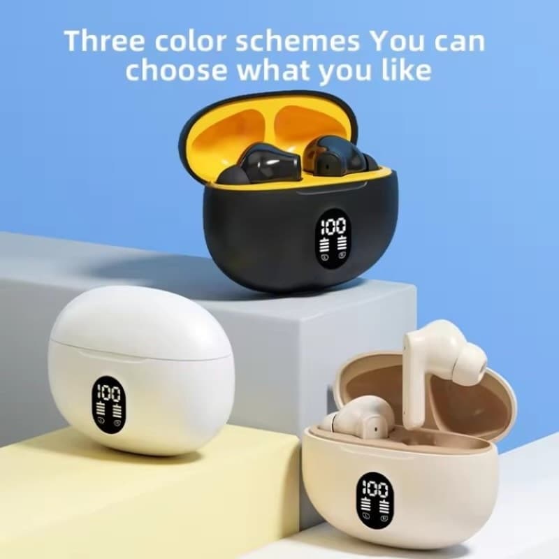 M04 TWS Wireless Earbuds Bluetooth 5.3 | LED Display | Bass Sound & Fast Charging