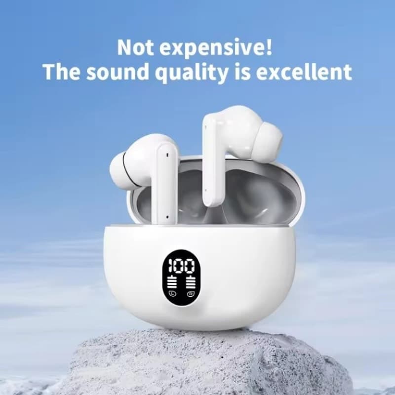 M04 TWS Wireless Earbuds Bluetooth 5.3 | LED Display | Bass Sound & Fast Charging