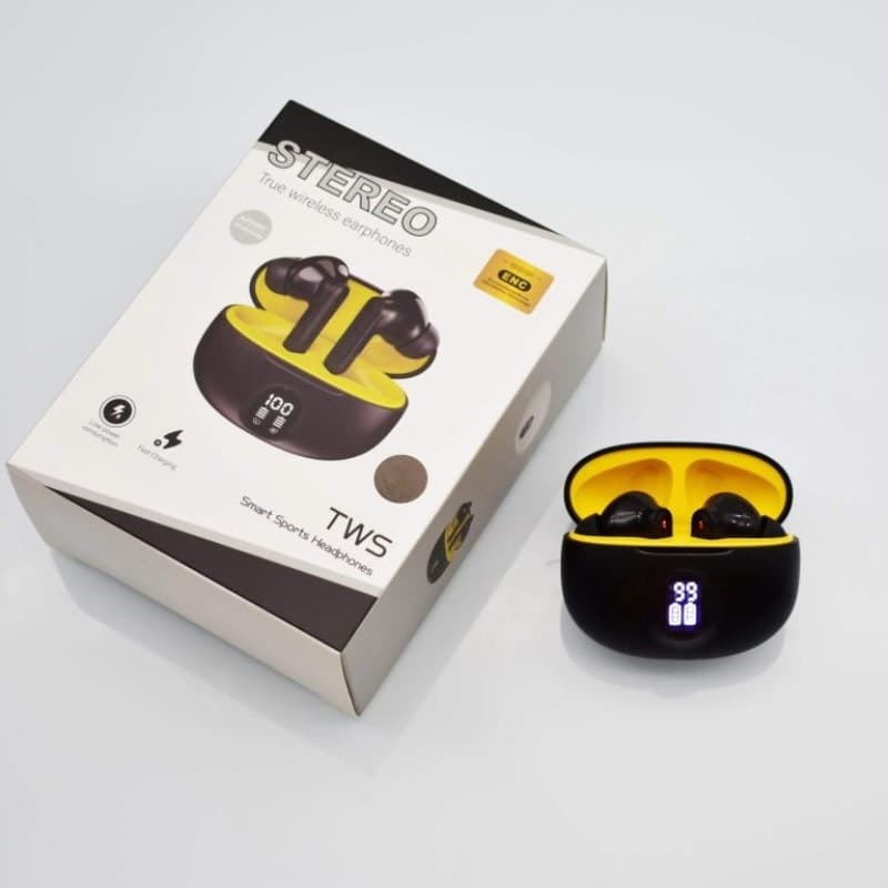 M04 TWS Wireless Earbuds Bluetooth 5.3 | LED Display | Bass Sound & Fast Charging