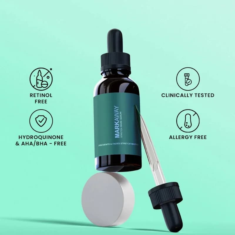 Markaway Stretch Mark Serum 30ml | Herbal Formula for Scars & Skin Elasticity