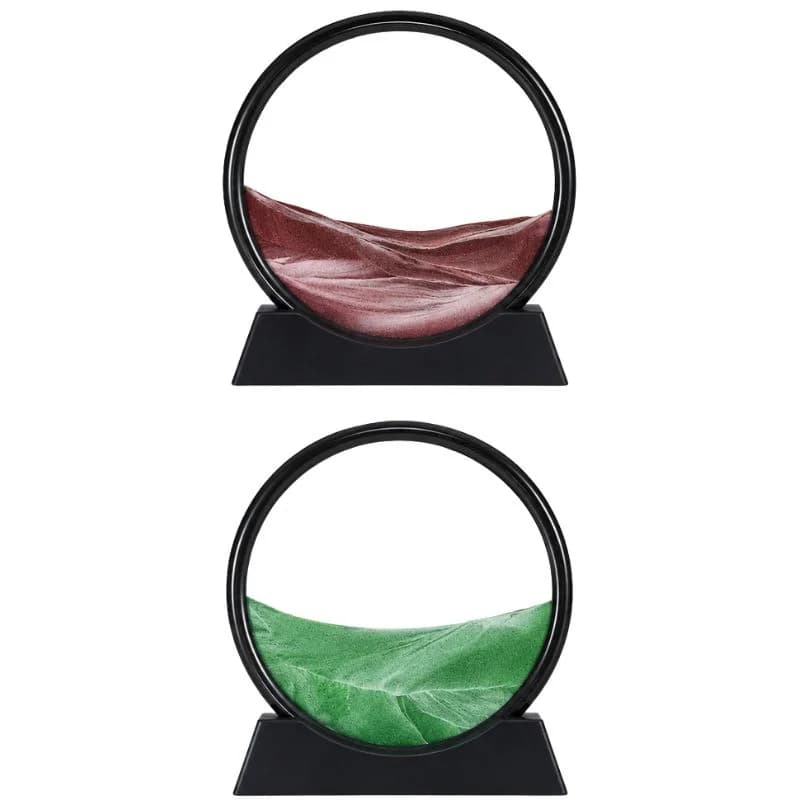 Moving Sand Art Picture  | 3D Dynamic Deep Sea Sandscape with Display Stand | Random Color