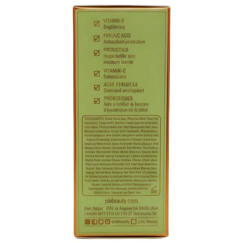 Pixi Vitamin C Brightening Serum with Ferulic Acid & Probiotics | Antioxidant Glow & Barrier Support