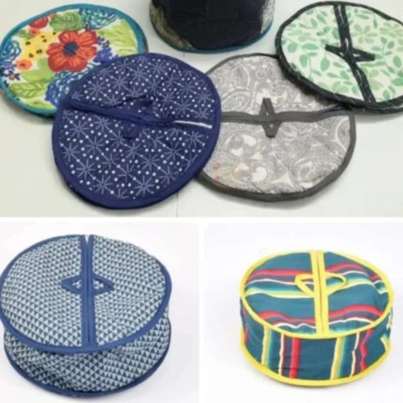 Roti Zipper Bag  | Reusable Airtight & Insulated Storage Bag | Keeps Chapati Fresh, Soft & Warm | Random Design