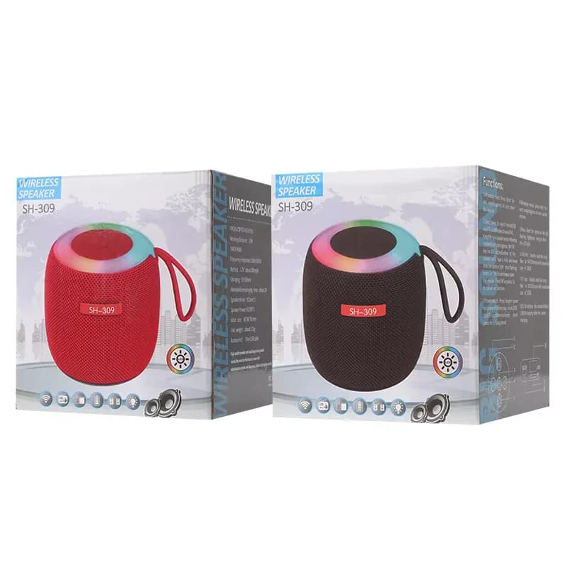 SH-309 Mini Wireless Bluetooth Speaker | Portable 5W Outdoor Speaker | RGB Night Light