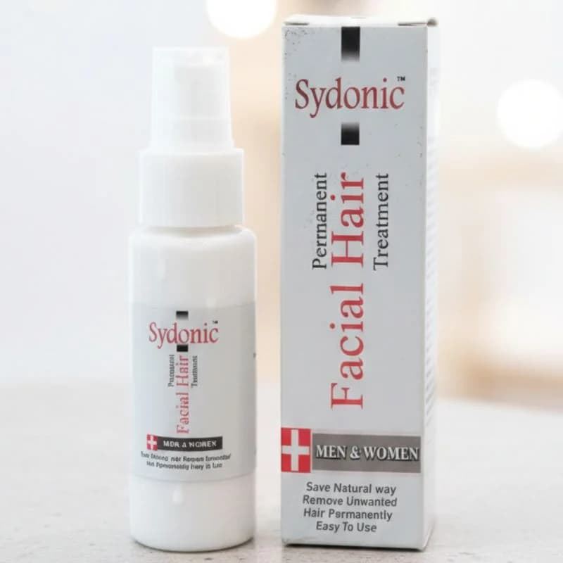 Sydonic Permanent Facial Hair Removal Cream | For Men & Women | Smooth & Painless