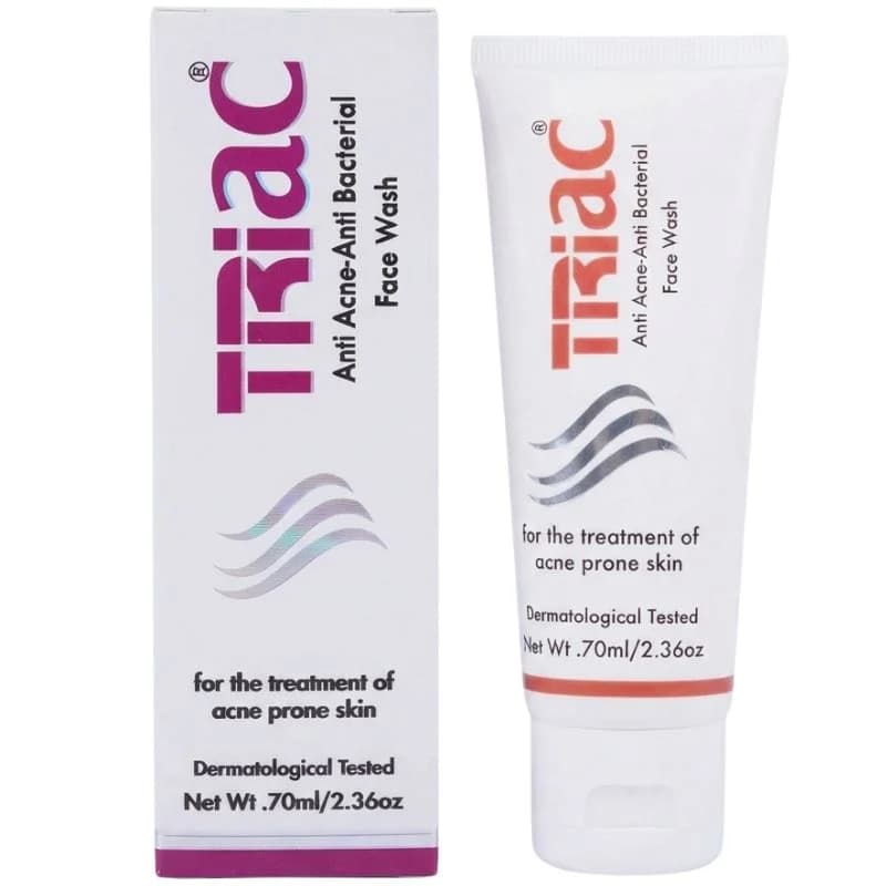 Triac Advanced Anti Acne Face Wash | Deep Cleansing Facial Wash for Acne-Prone Skin | 70ml